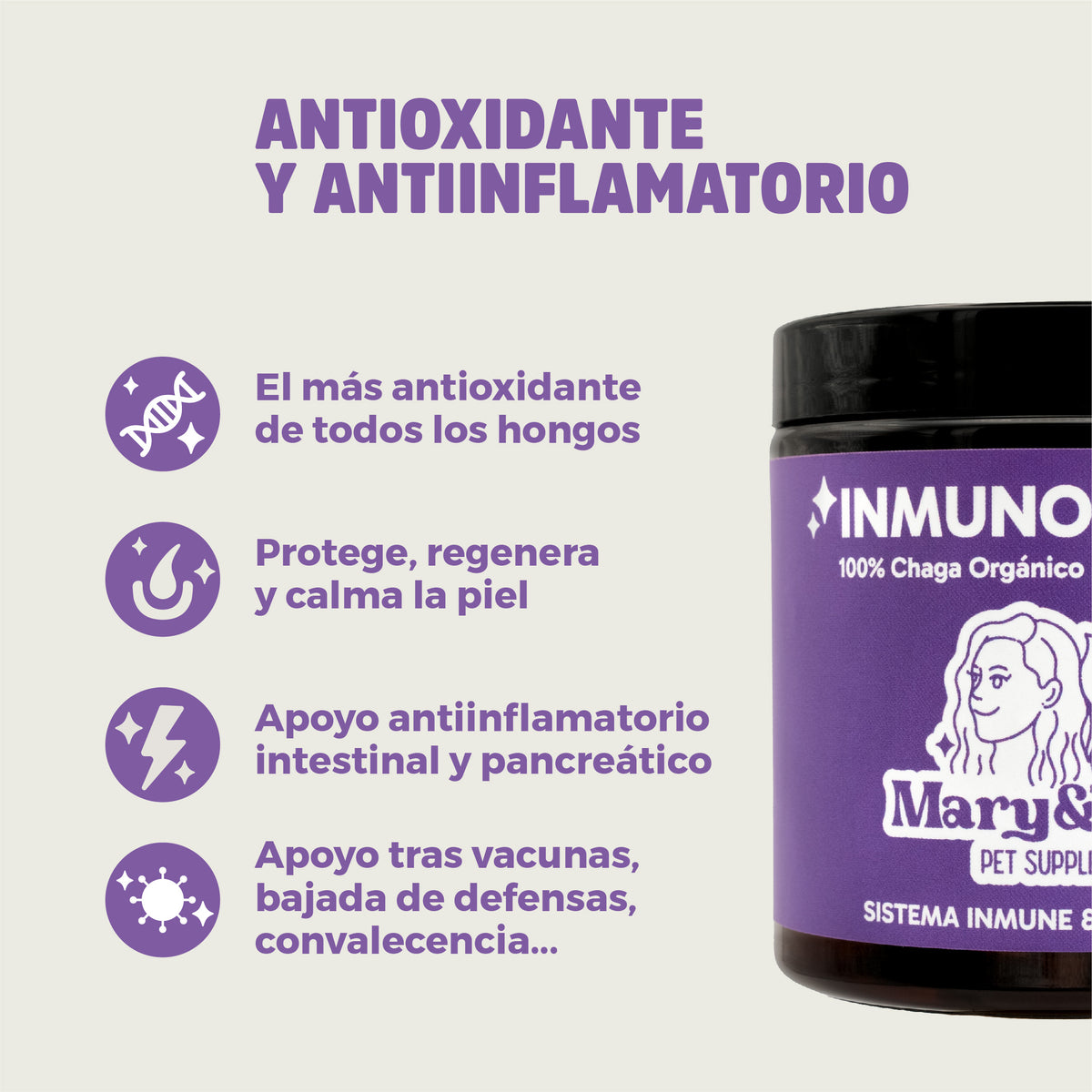 Pó de Cogumelo Chaga Orgânico | Mary&Trufa