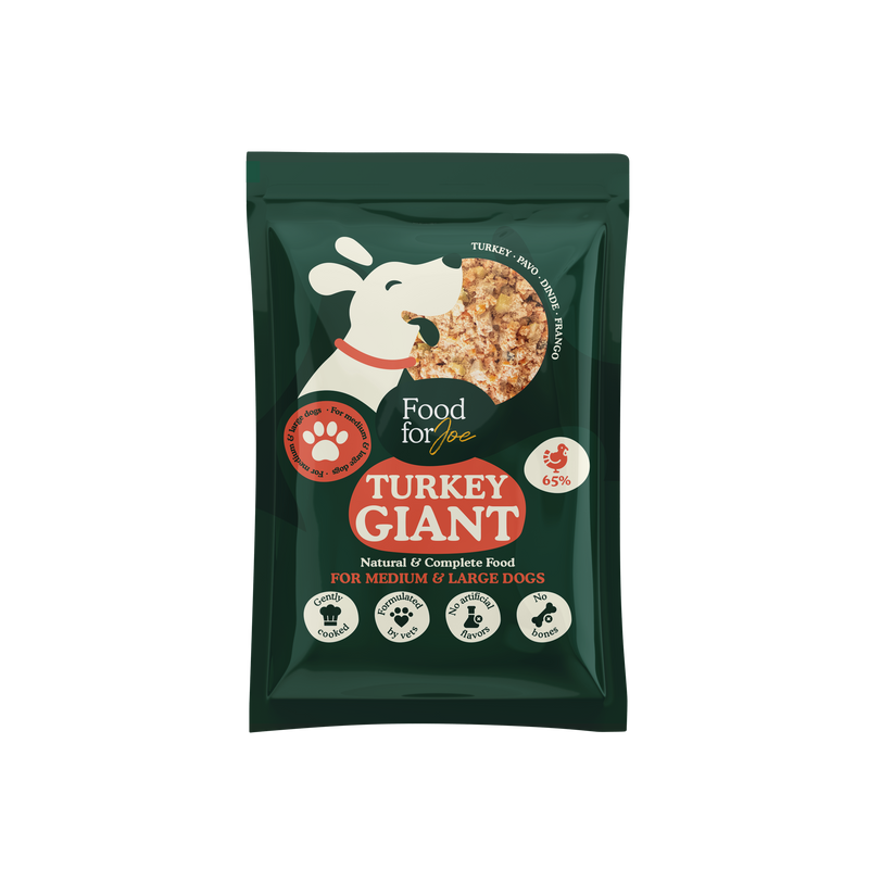 Giant Pavo 1200 gr - Receta de pavo para perros medianos y grandes