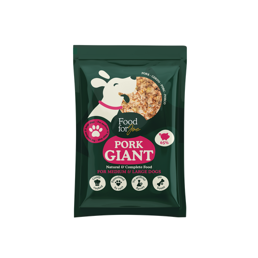 Giant Porco 1200 gr - Receita de porco para cães de porte médio e grande