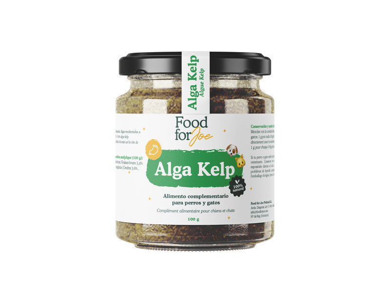 Alga Kelp en polvo - Suplemento 100% natural para perros y gatos