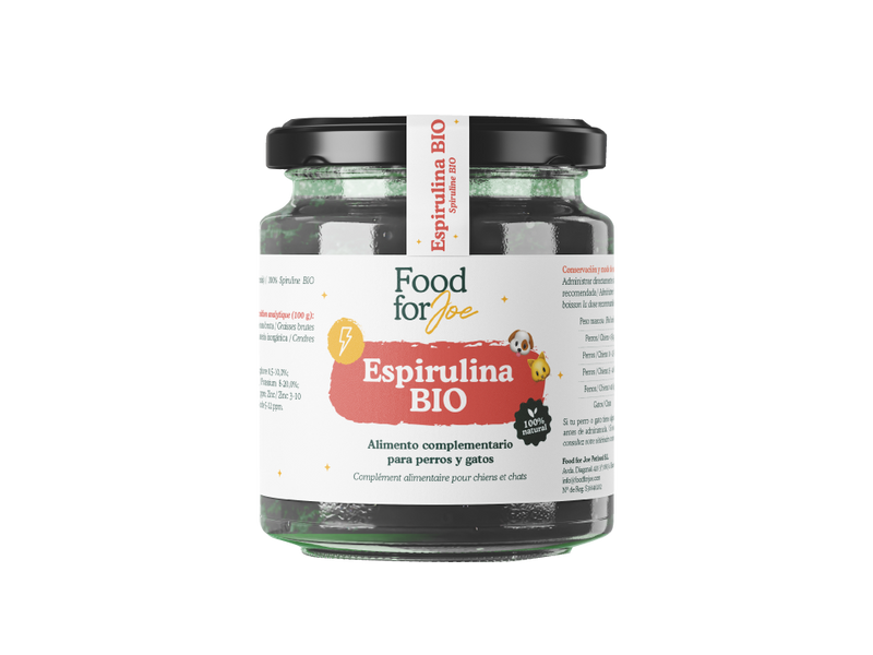 Espirulina BIO Food for Joe - Suplemento natural para cães e gatos