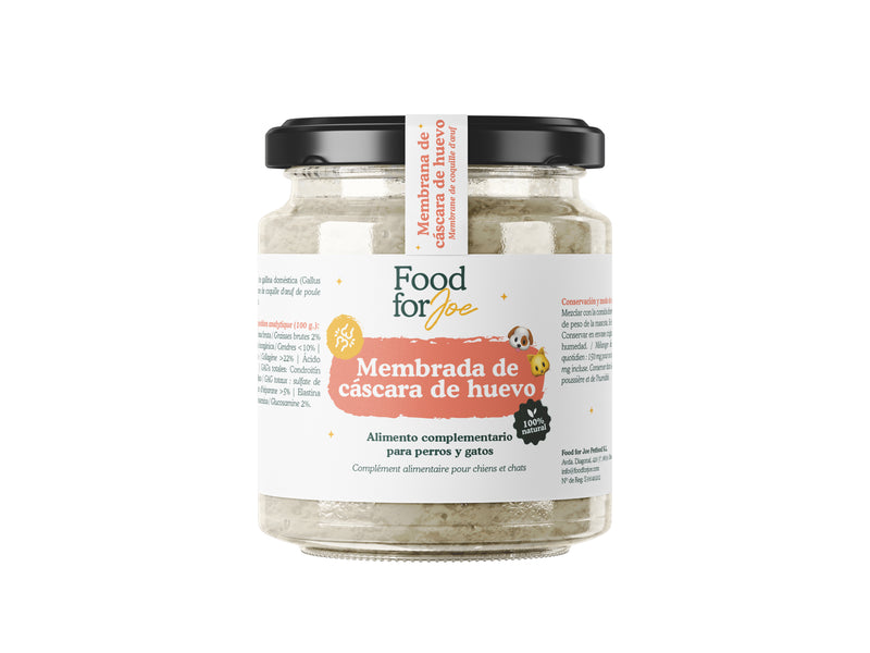 Membrana de cáscara de huevo - Suplemento 100% natural para perros y gatos