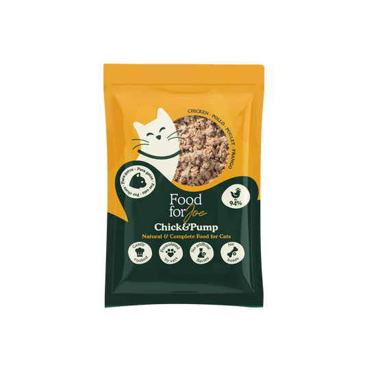 Chick&Pump - menu de frango para gatos 200g
