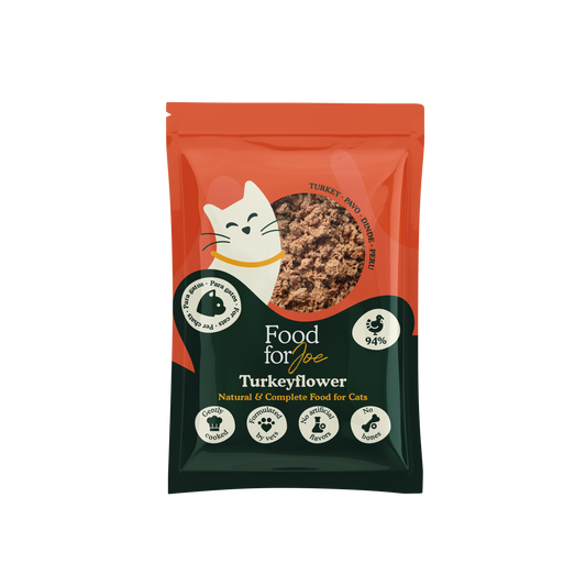 Turkeyflower - menu de peru para gatos 200g