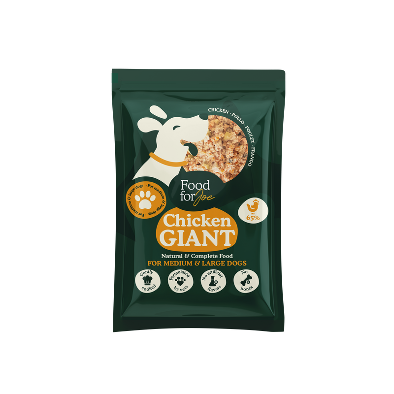 Giant Pollo 1200 gr - Receta de pollo para perros medianos y grandes