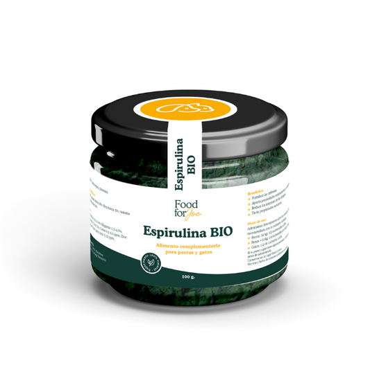 Espirulina BIO Food for Joe - Suplemento 100% natural para perros y gatos