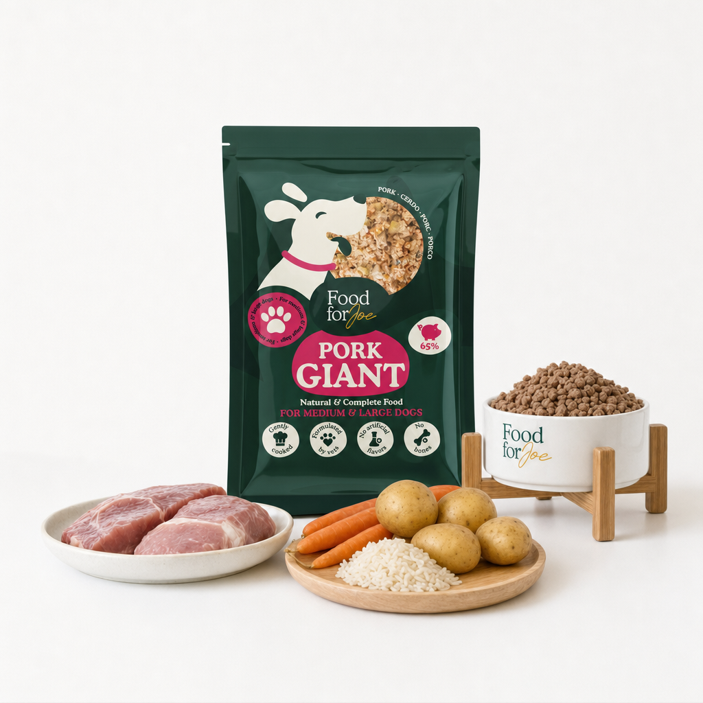 Giant Cerdo 1200 gr - Receta de cerdo para perros medianos y grandes