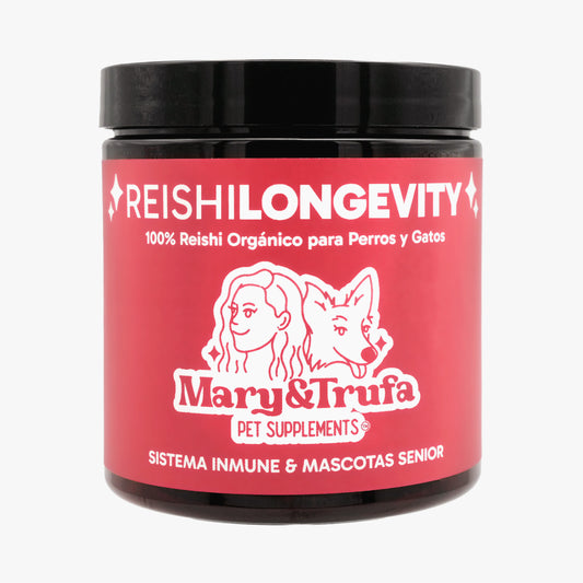 Reishi Longevity - Cogumelos medicinais para cão e gato