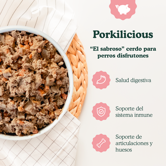 Porkilicious - menu de porco para cães 800g