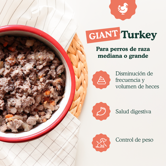 Giant Pavo 1200 gr - Receita de peru para cães de porte médio e grande
