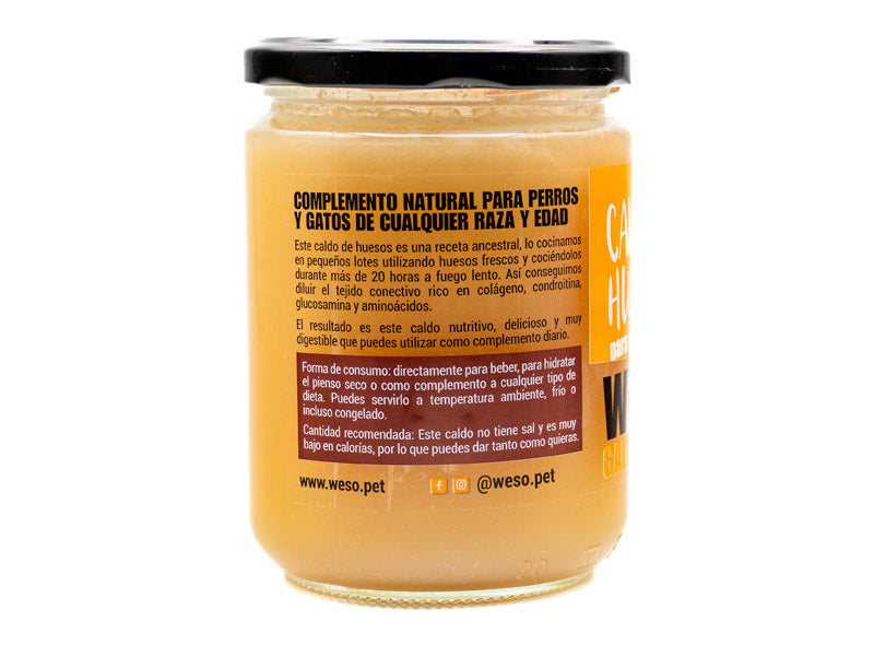 Caldo de ossos para cães e gatos - 400 ml