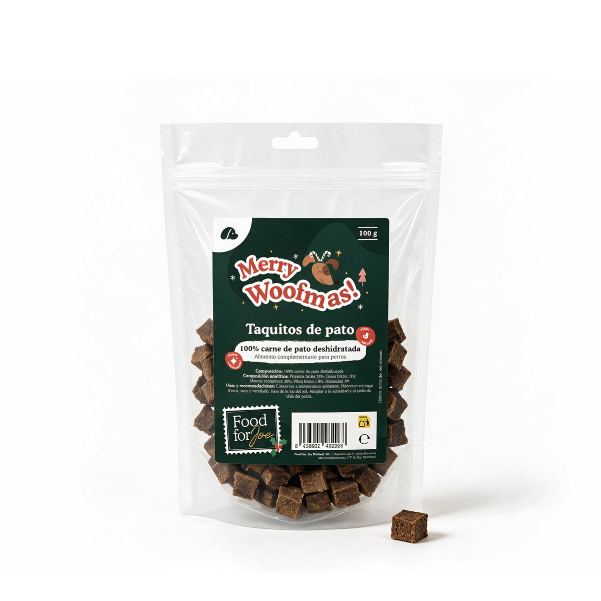Snack de Natal Taquitos de pato 100% - 100 g