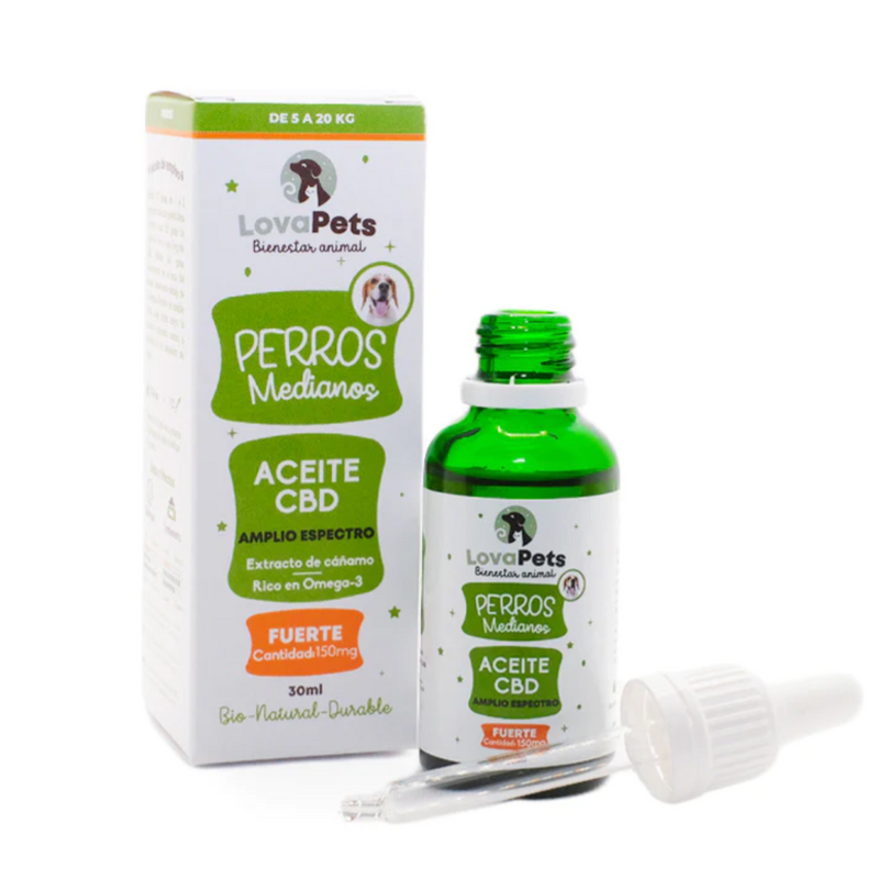 Aceite CBD para perros medianos