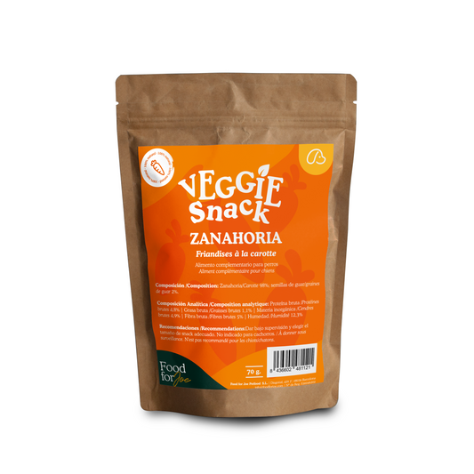 Snack de Zanahoria Deshidratada para Perros