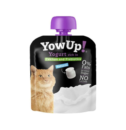 Iogurte Natural para Gatos Yow Up com Cálcio e Prebióticos